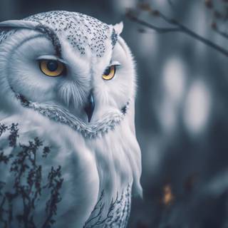 Majestic Snowy Owl