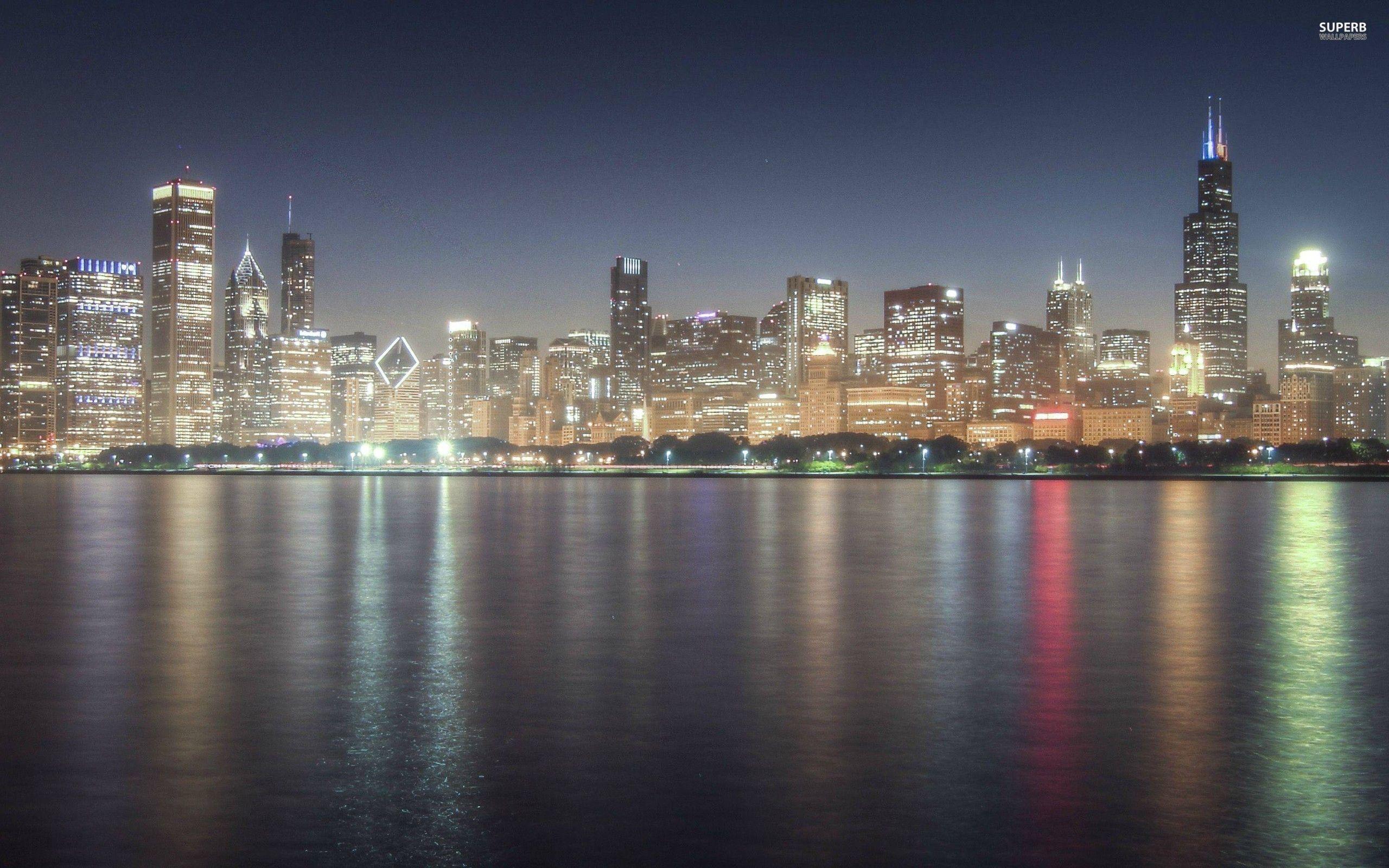 Chicago skyline wallpaper wallpaper - #