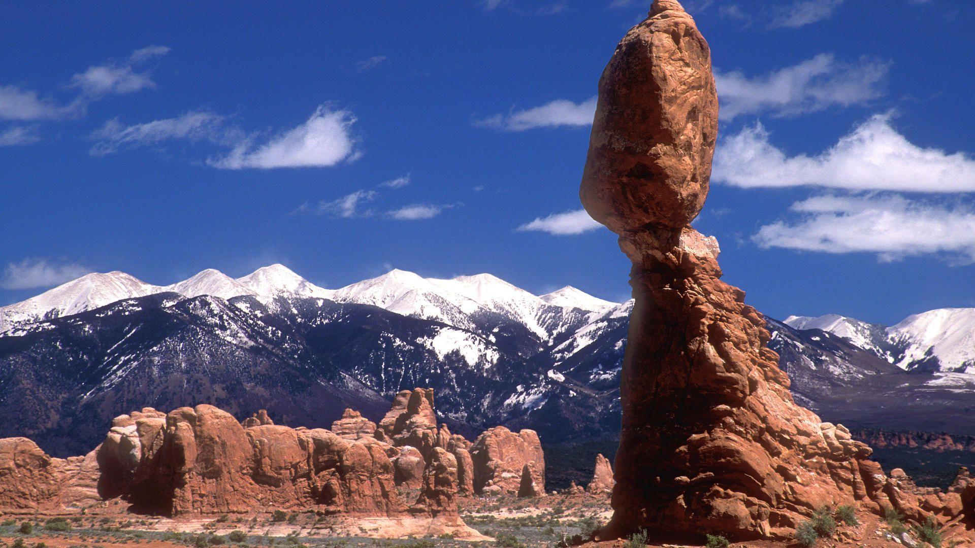 Balance Rock Arches National Park Utah Us Travel photo