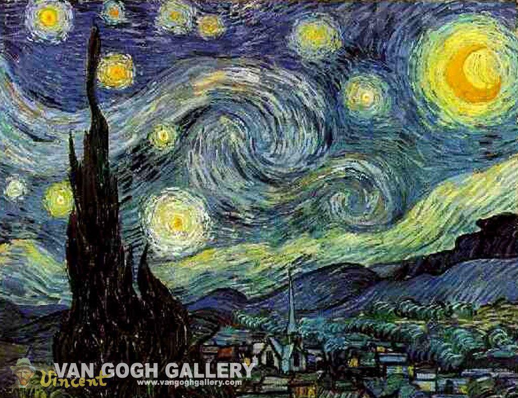 Van Gogh Starry Night Desktop Wallpaper. Van Gogh Gallery