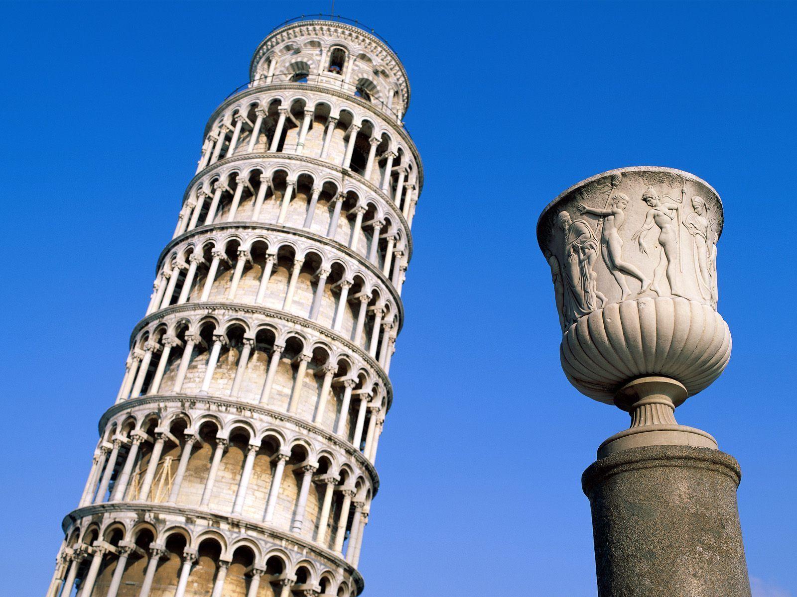 Leaning Tower Pisa Italy Wallpaper