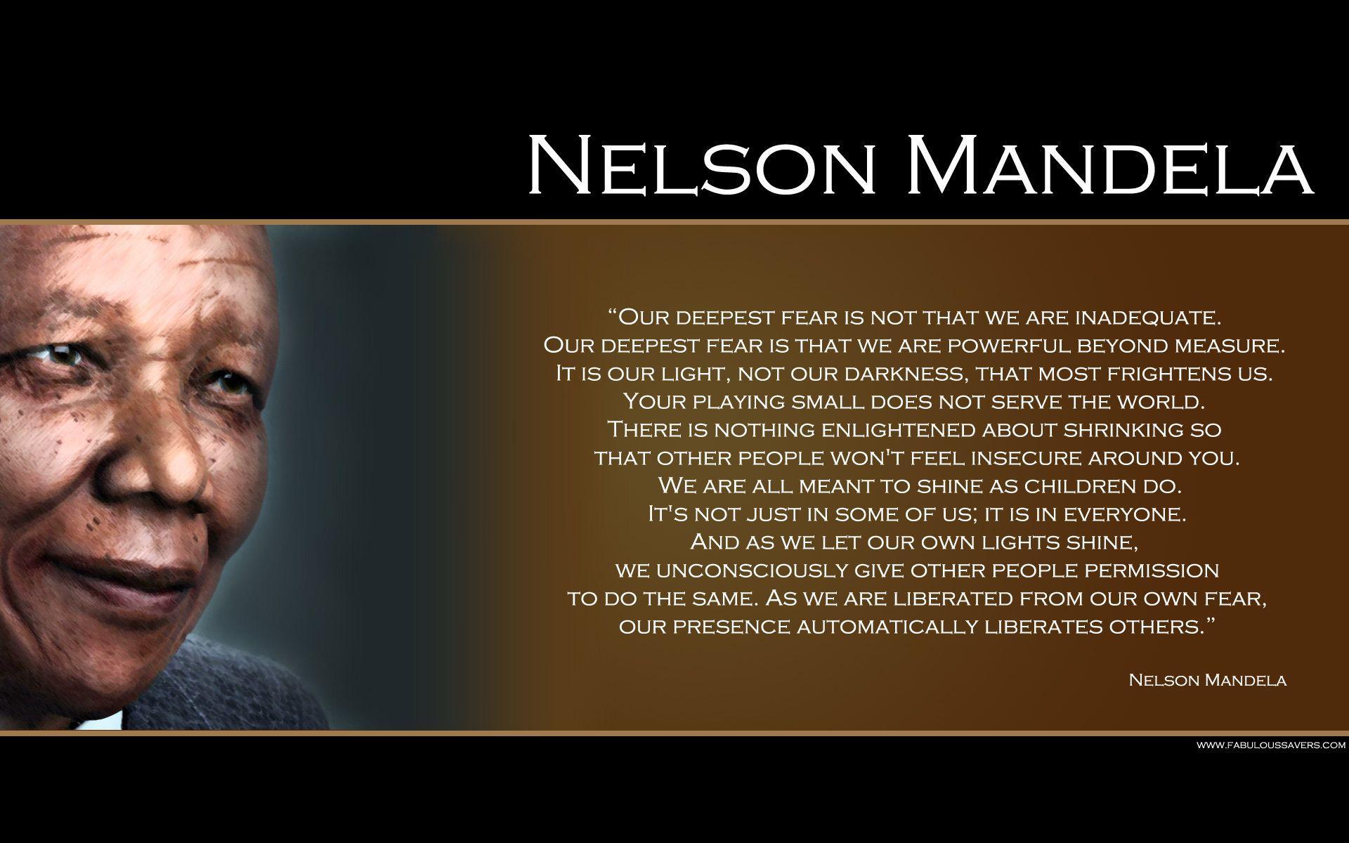 Nelson Mandela New Year Inspiration