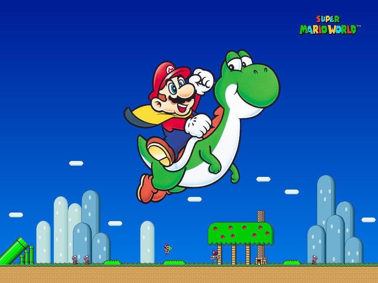 Pix For > Super Mario World Wallpaper