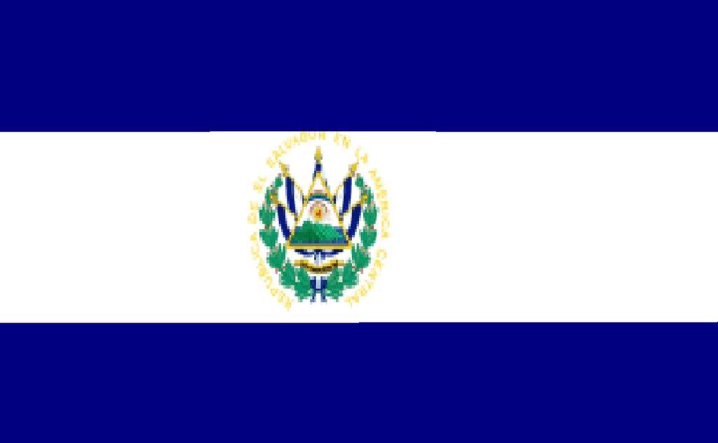 El Salvador Flag Colouring Pages