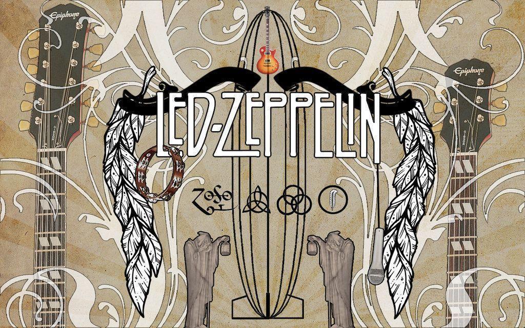 Led Zeppelin Crest wallpaper