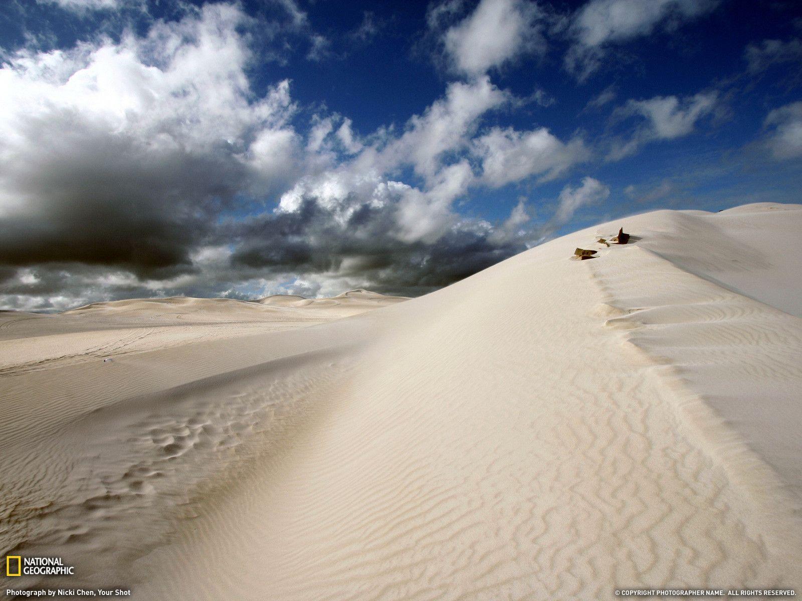 Sand Dunes Photo Wallpaper
