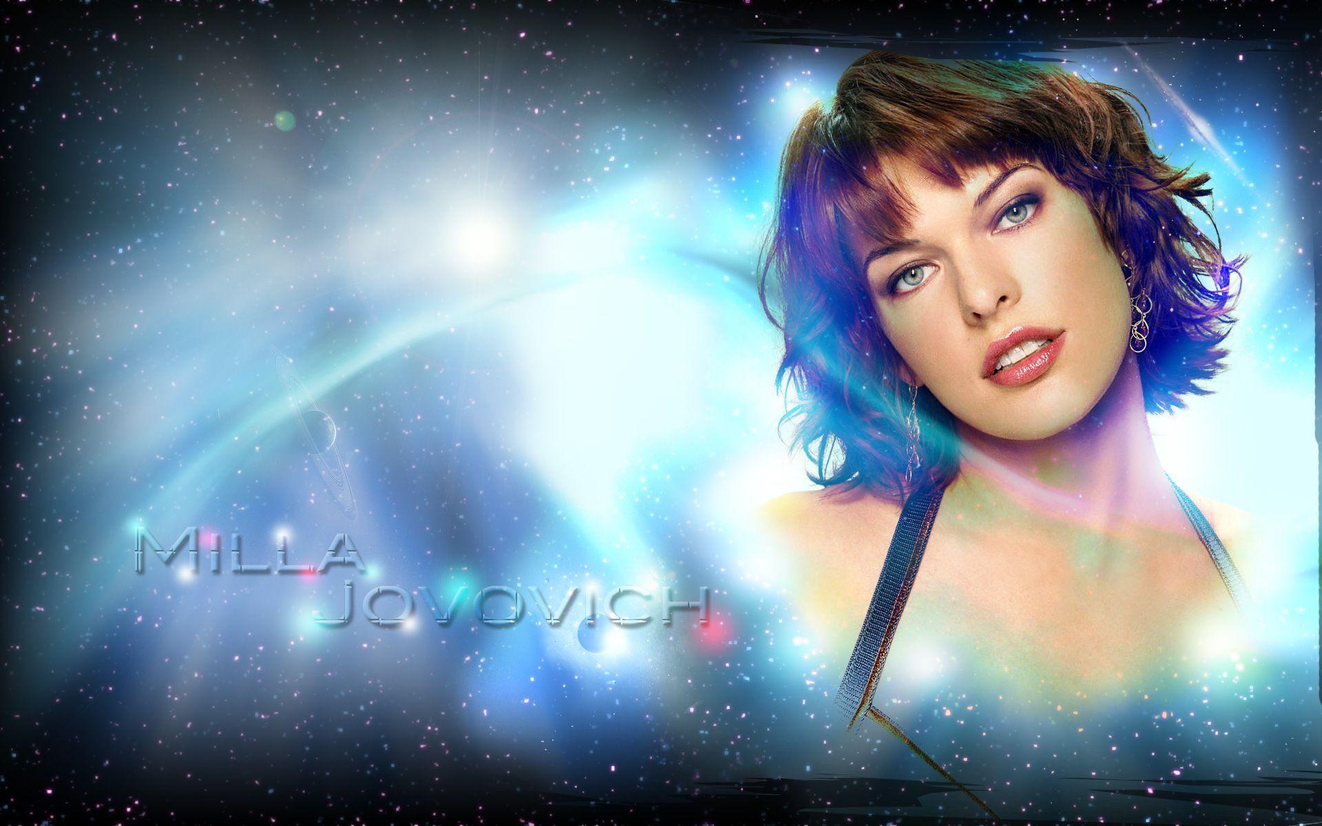 Milla Jovovich wallpaper for iPhone HD