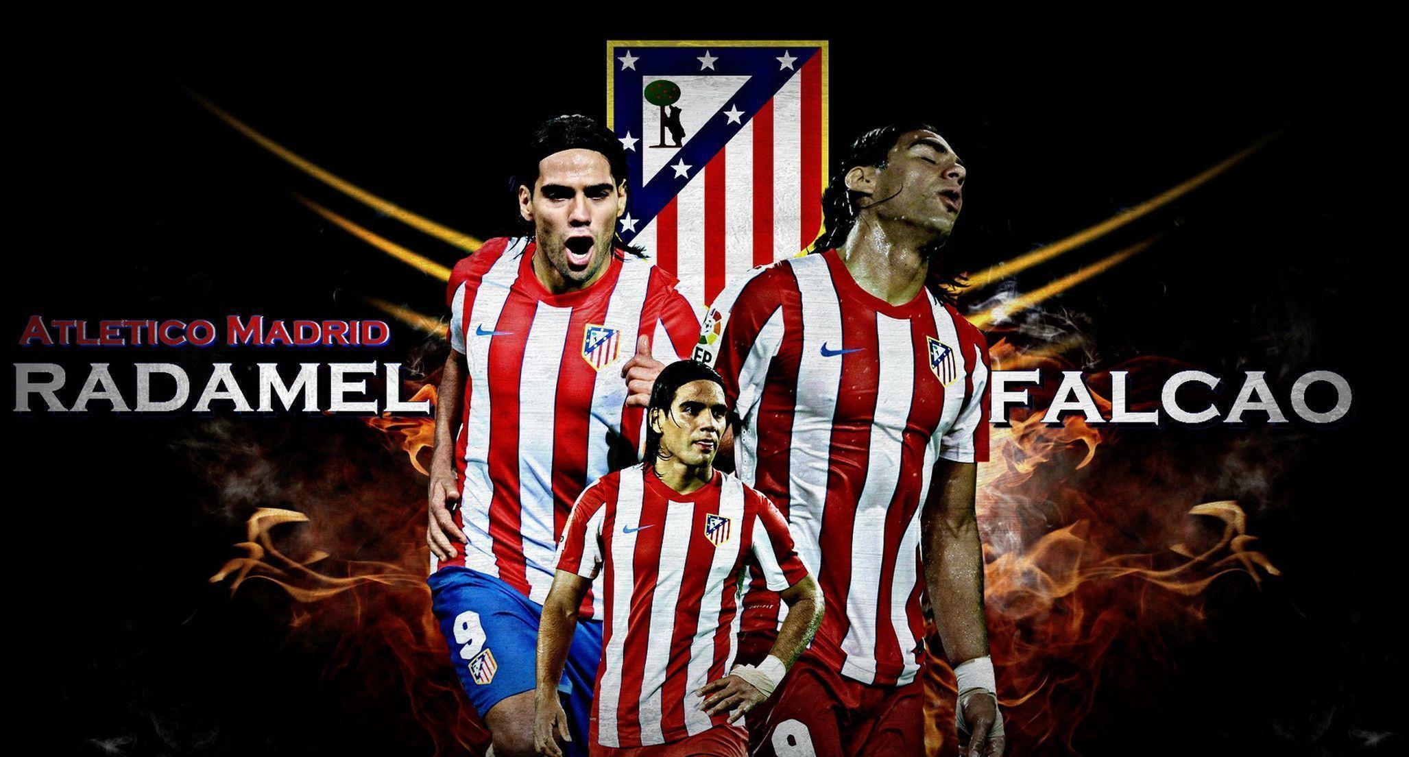 Atletico Madrid Radamel Falcao Wallpaper. Free Download Wallpaper