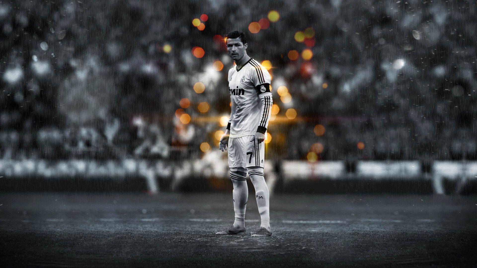 Cristiano Ronaldo Real Madrid Celebration Wall Wallpaper