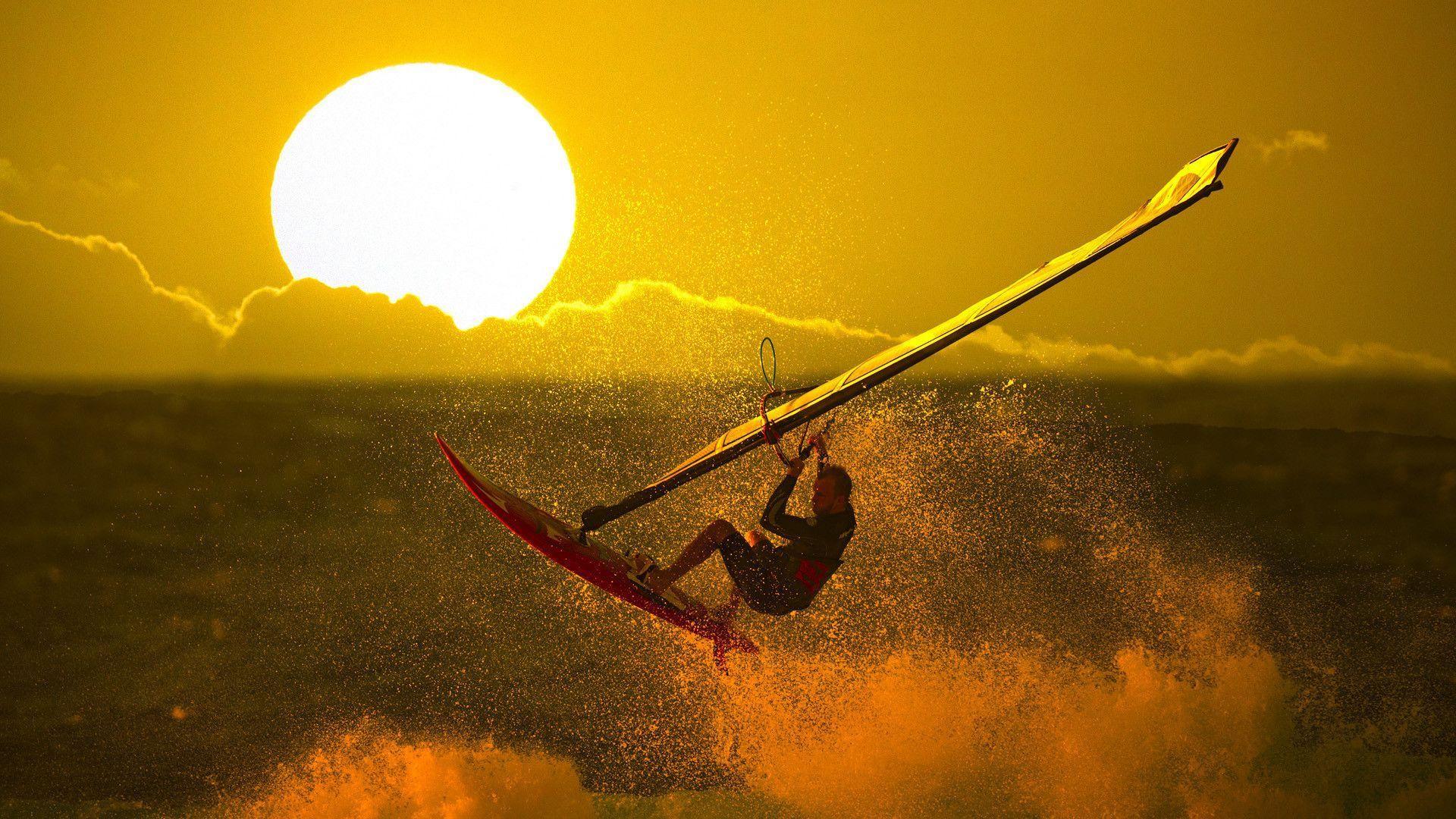 Windsurfing Computer Wallpaper, Desktop Background 1920x1080 Id