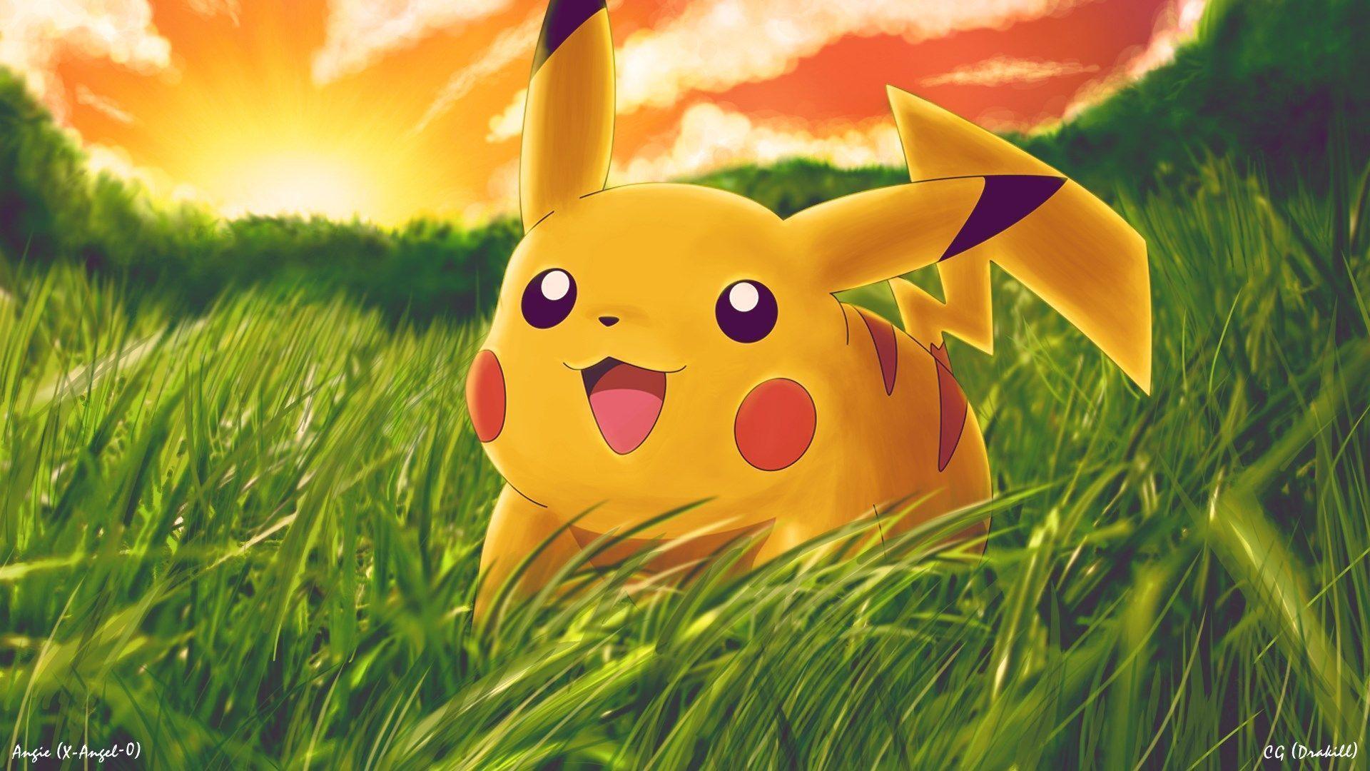 Pikachu Pokemon Cartoon Picture HD Wallpaper