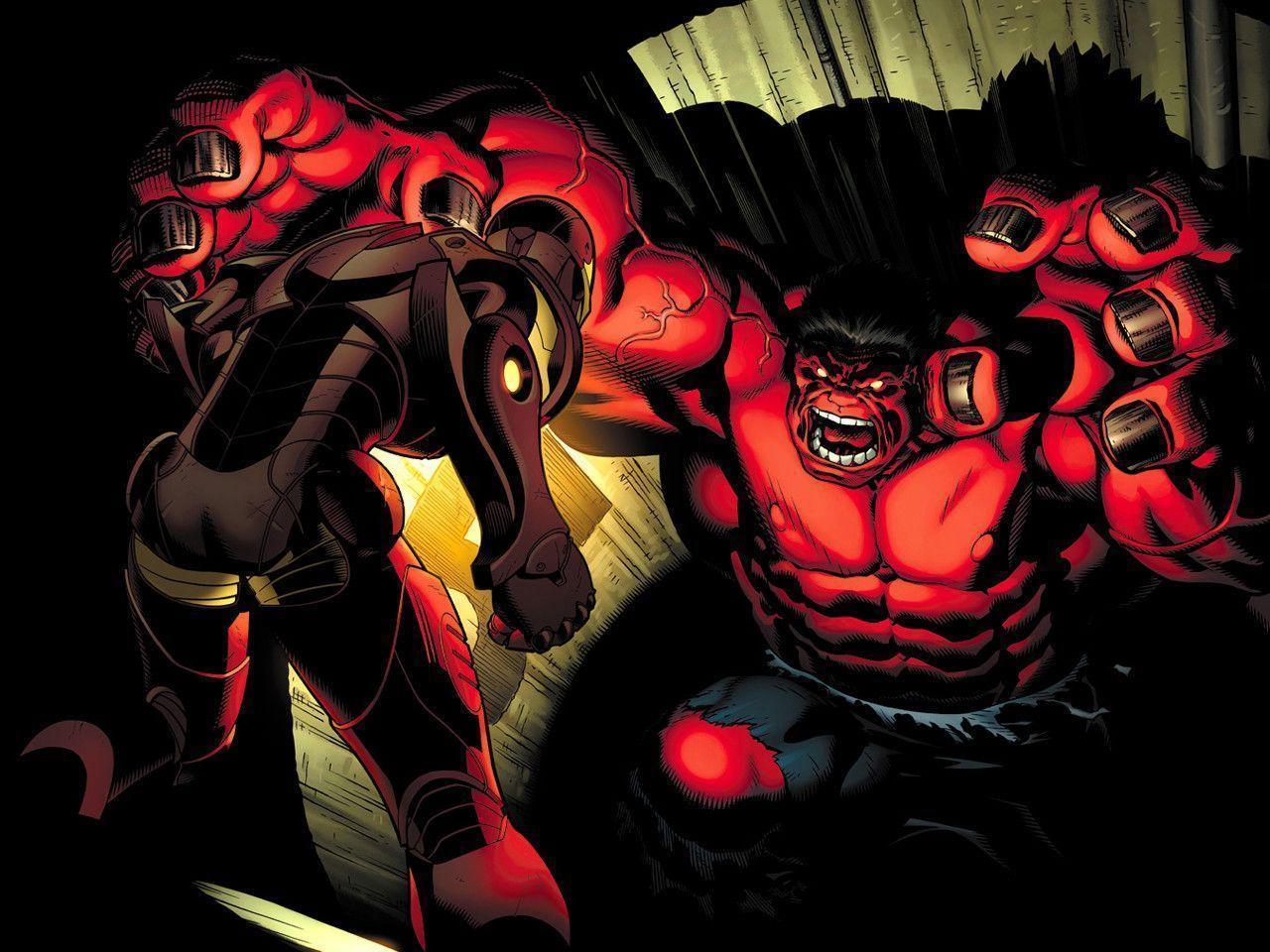 RED HULK, Desktop and mobile wallpaper