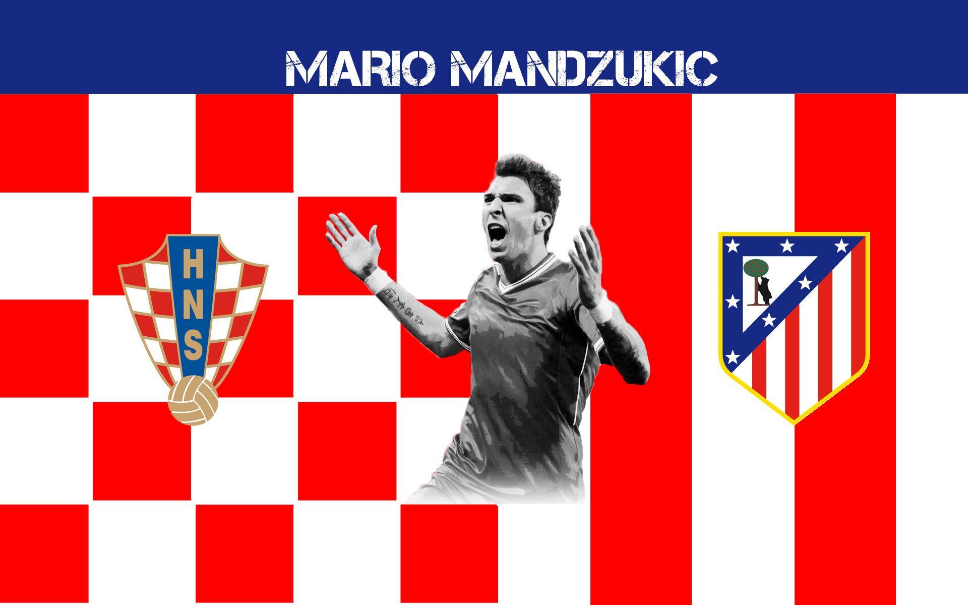 Mario Mandzukic 2014 Atletico De Madrid Wallpaper Wide or HD