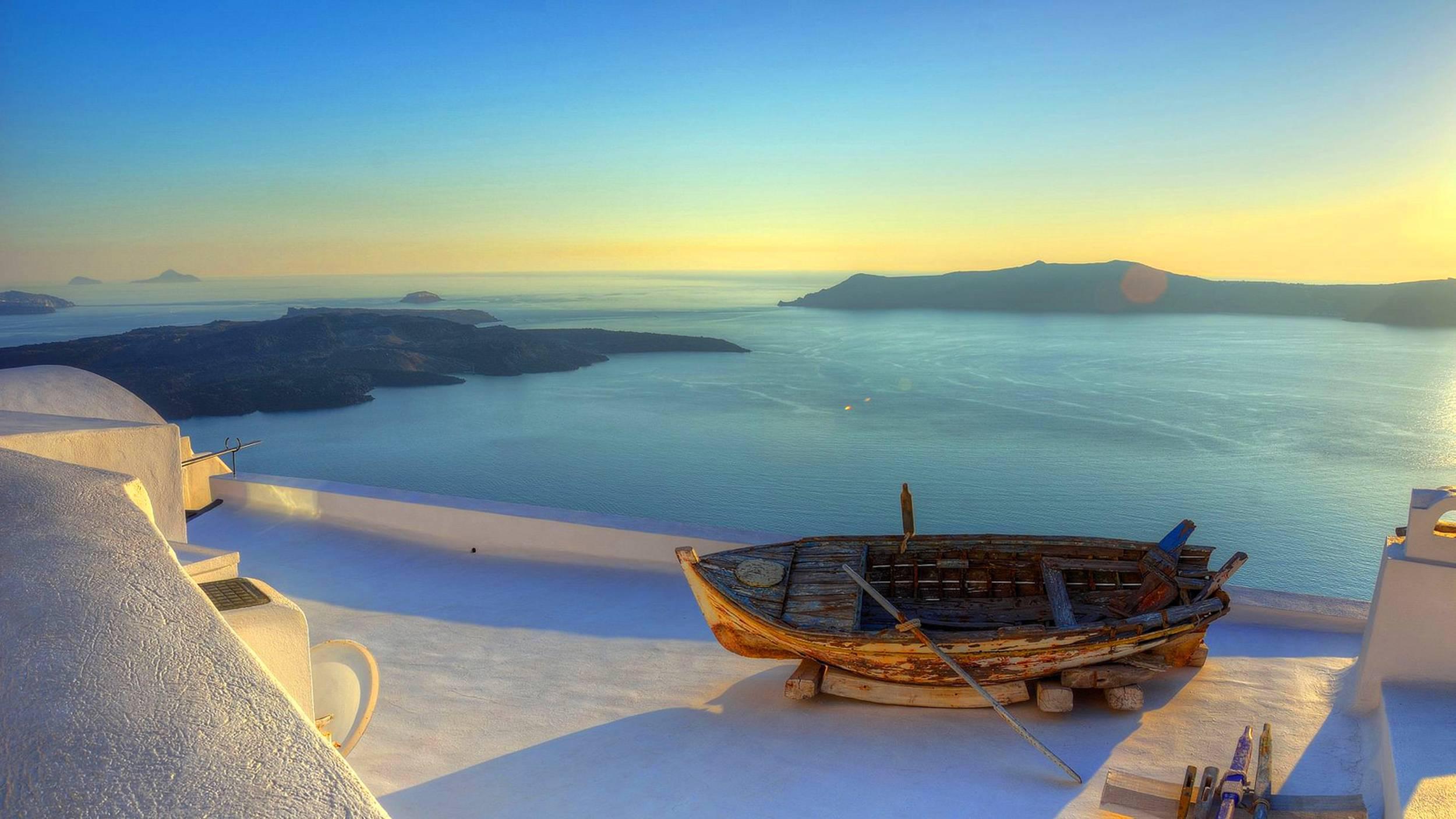 Santorini HD Wallpaper