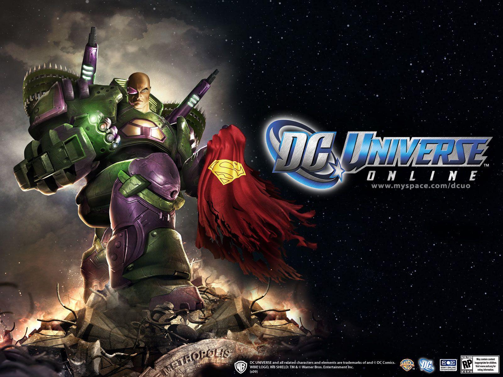 DCU Online Lex Luthor Comics Wallpaper