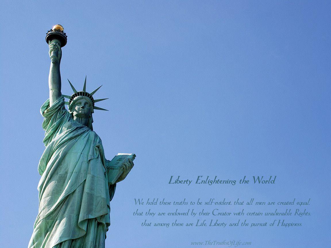 statue of liberty of Liberty Wallpaper
