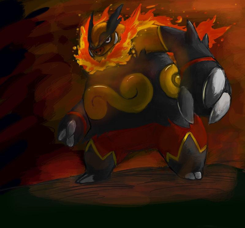 Emboar by Avisha. HD Wallpaper