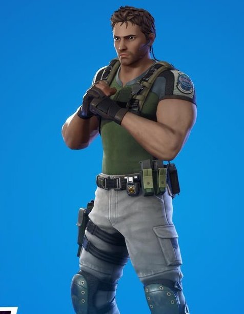 Chris Redfield Fortnite wallpaper