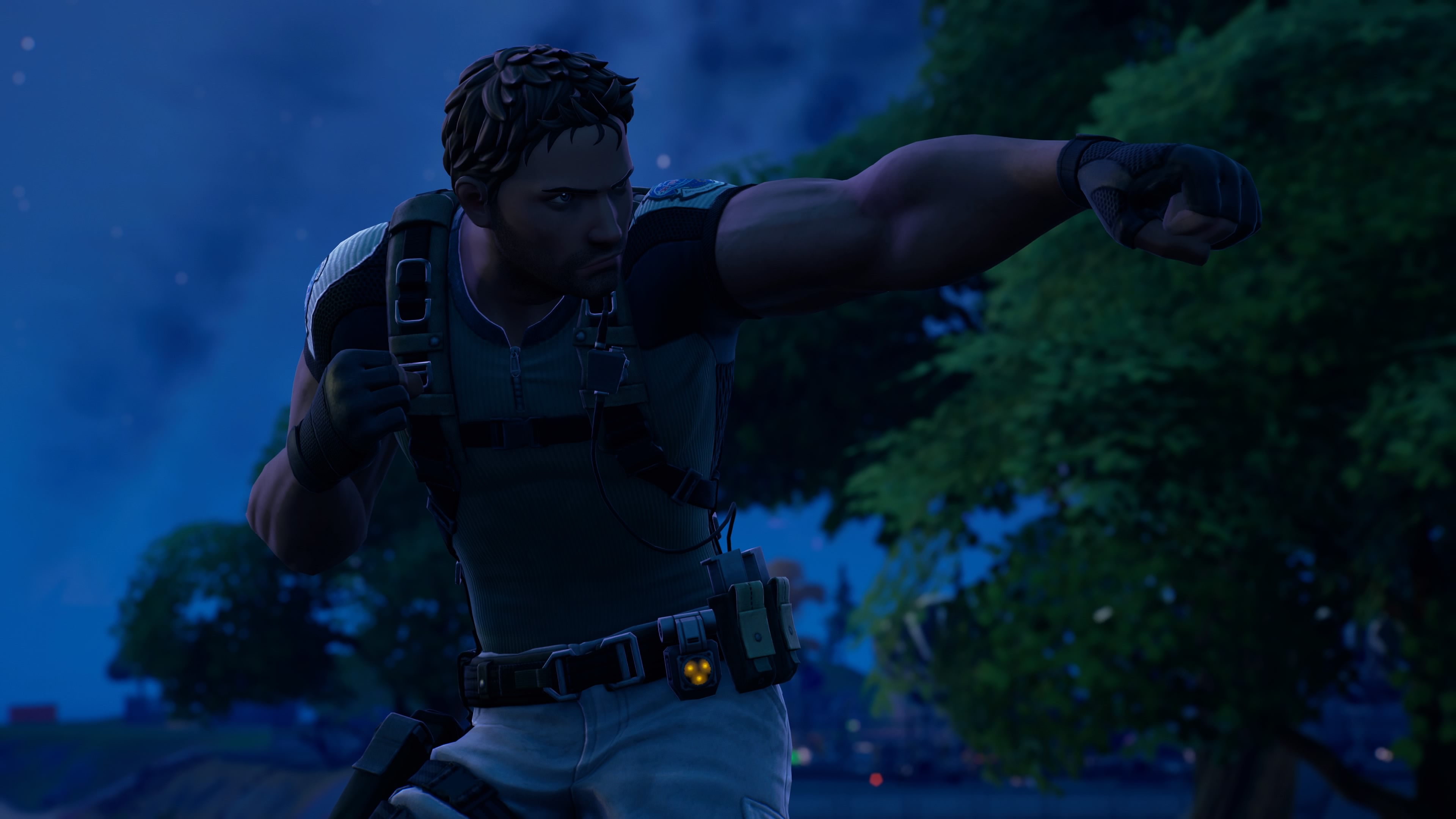 Chris Redfield Fortnite wallpaper