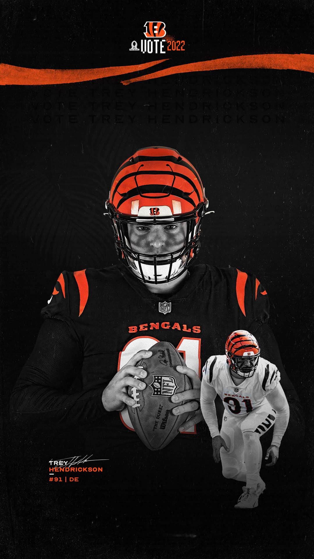 Cincinnati Bengals ON THE EDGE & ON YOUR WALLPAPER