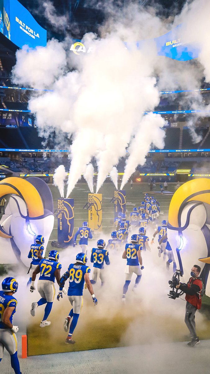 Los Angeles Rams Post Win Wallpaper From The Greatest Stadium In The World