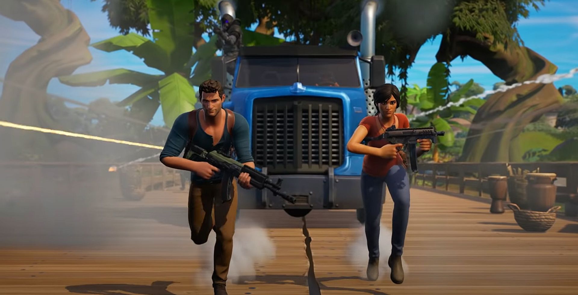 Nathan Drake Fortnite wallpaper