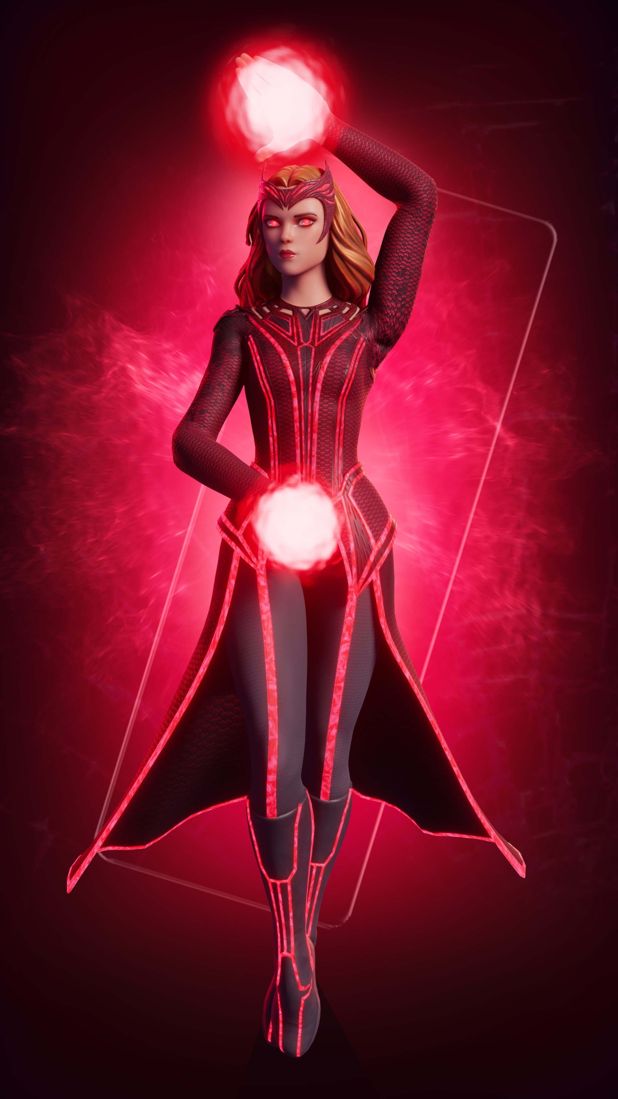 Scarlet Witch Fortnite wallpaper