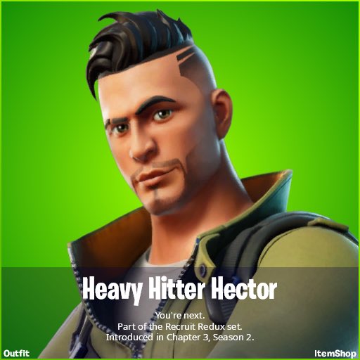 Heavy Hitter Hector Fortnite wallpaper