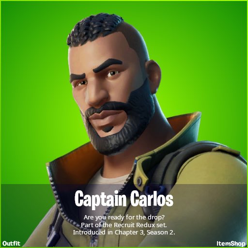 Captain Carlos Fortnite wallpaper
