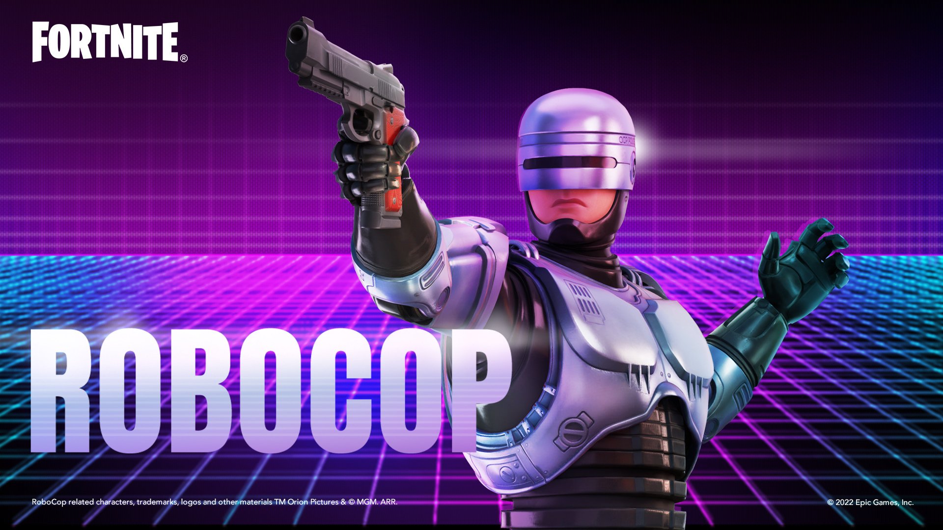 Robocop Fortnite wallpaper