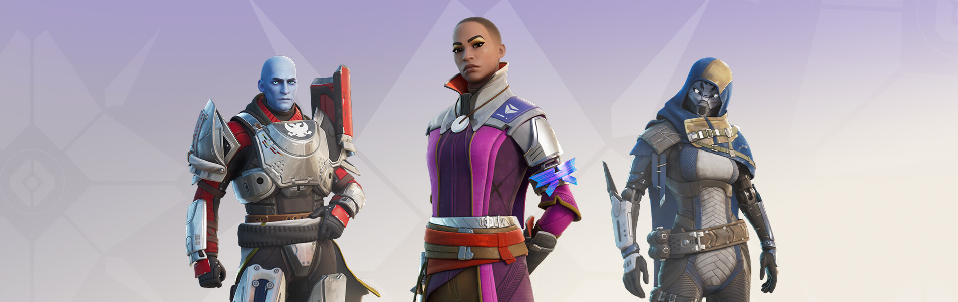 Legends of the Light and Dark Land in Fortnite: Play as Commander Zavala, Ikora Rey, and the Exo Stranger