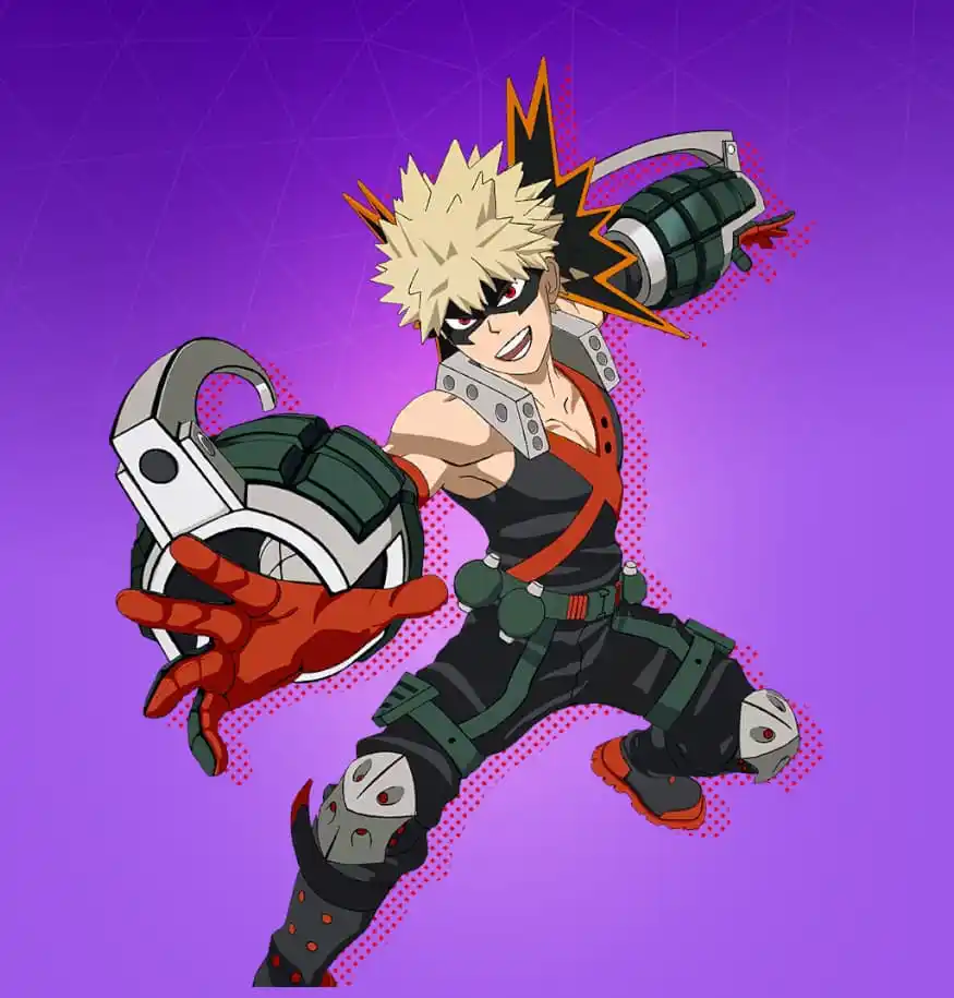 Katsuki Bakugo Fortnite wallpaper