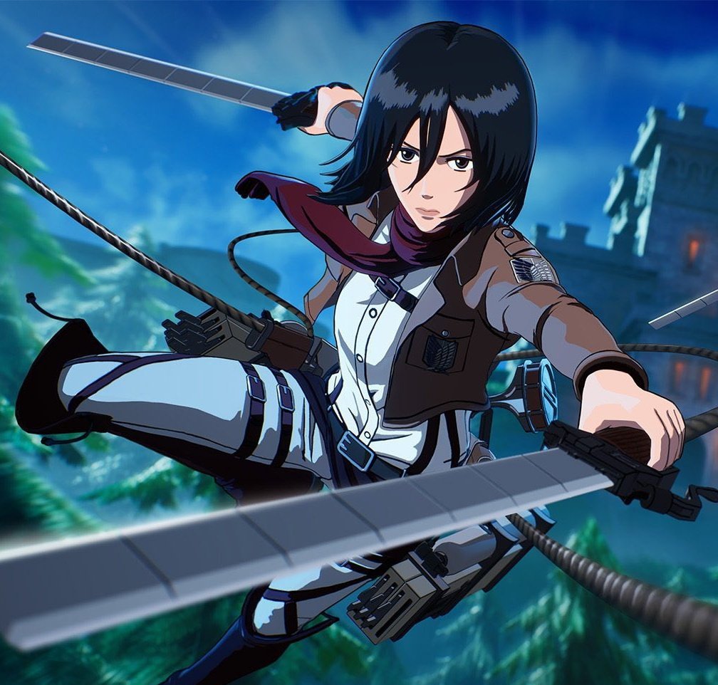 Mikasa Ackermann Fortnite wallpaper