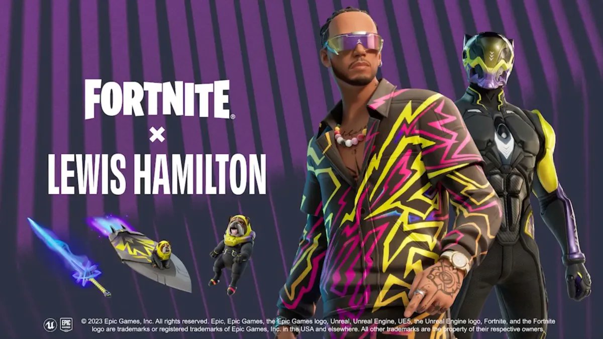 Lewis Hamilton Fortnite wallpaper