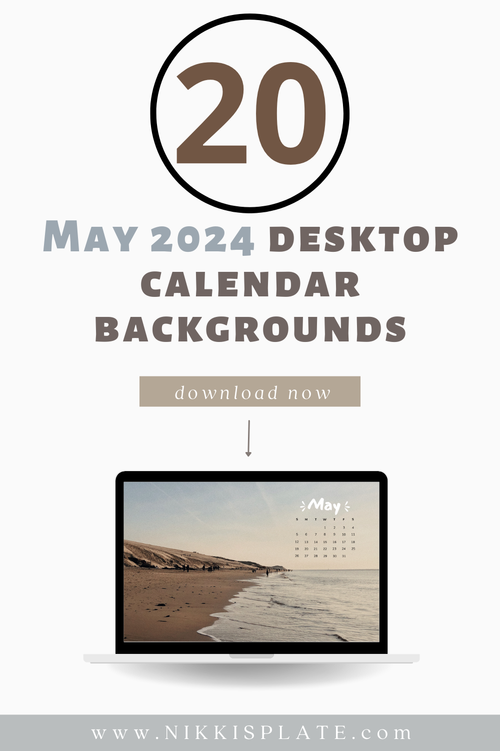 FREE MAY 2024 DESKTOP CALENDAR