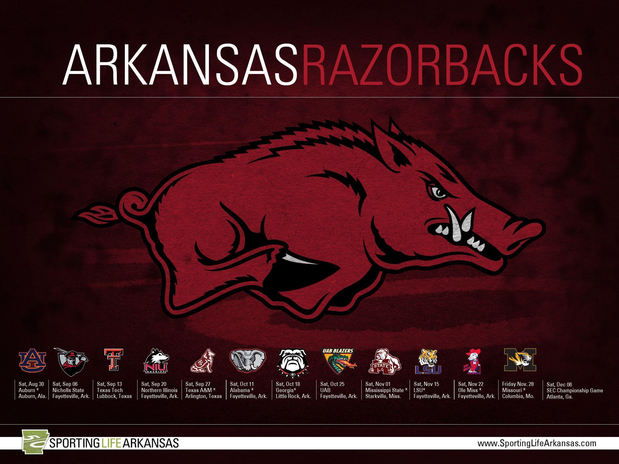 Arkansas Wallpaper, Browser Themes and More for Razorbacks Fans