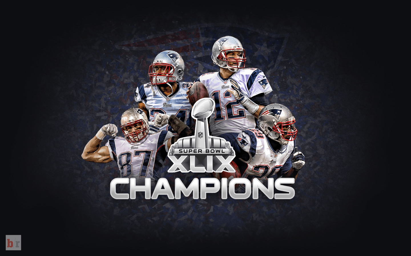 New England Patriots Super Bowl Champion Wallpaper