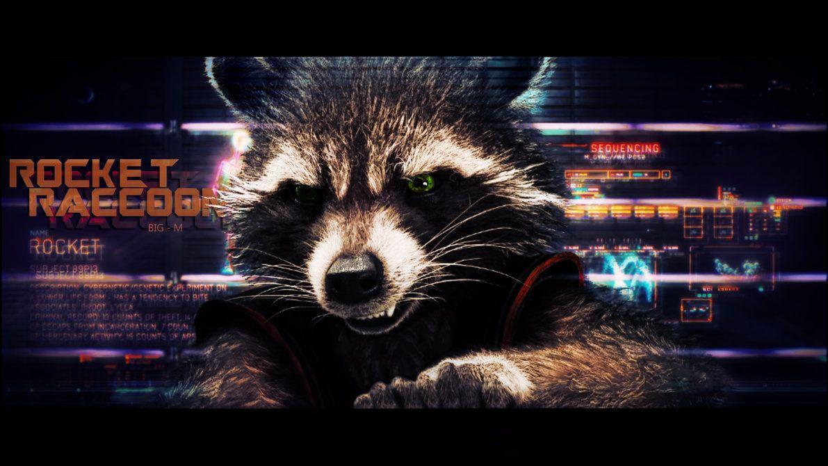 Rocket Raccoon of the Galaxy wallpaper