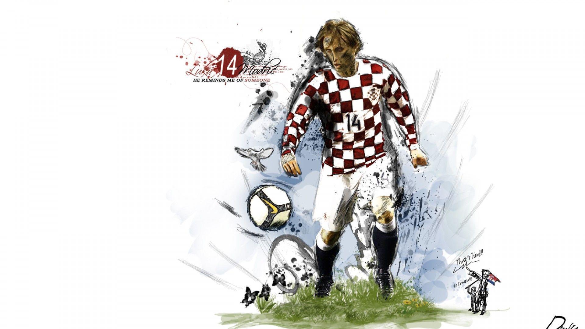 Luka Modrić Exclusive HD Wallpaper