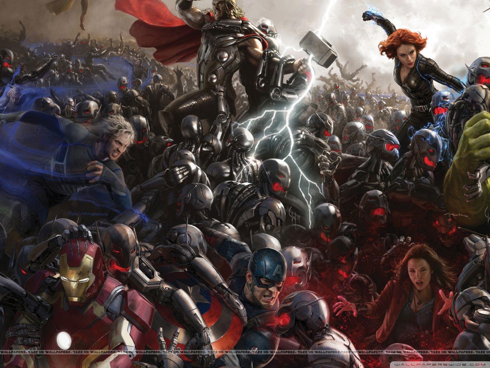 Avengers Age of Ultron (4K) HD desktop wallpaper, Widescreen