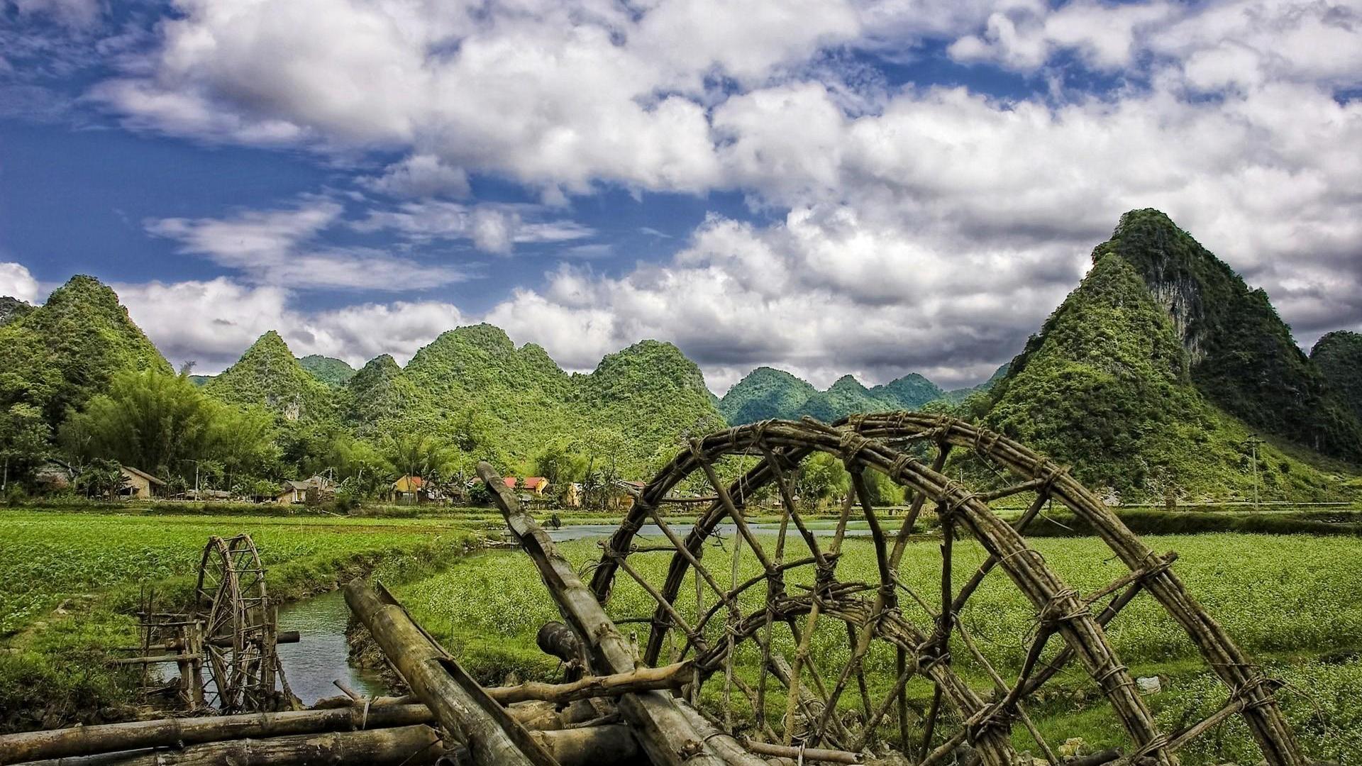 Vietnam Village World Village in vietnam HD Wallpaper, Desktop