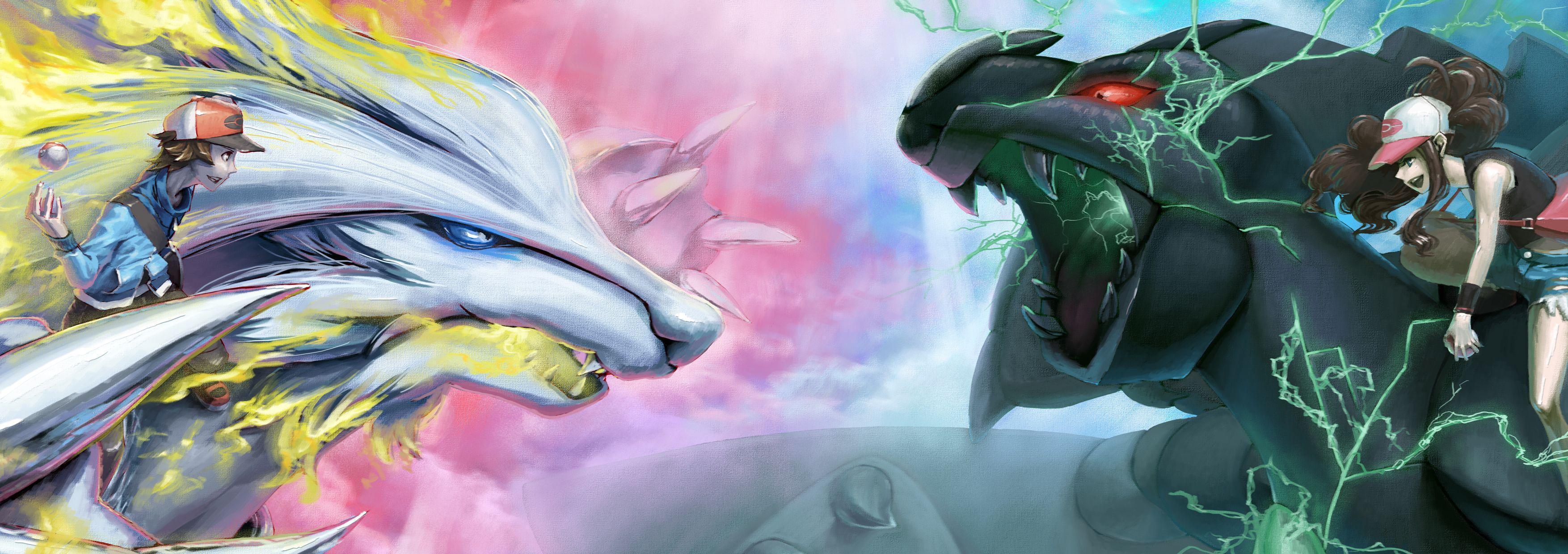 Reshiram Vs Zekrom HD Wallpaper