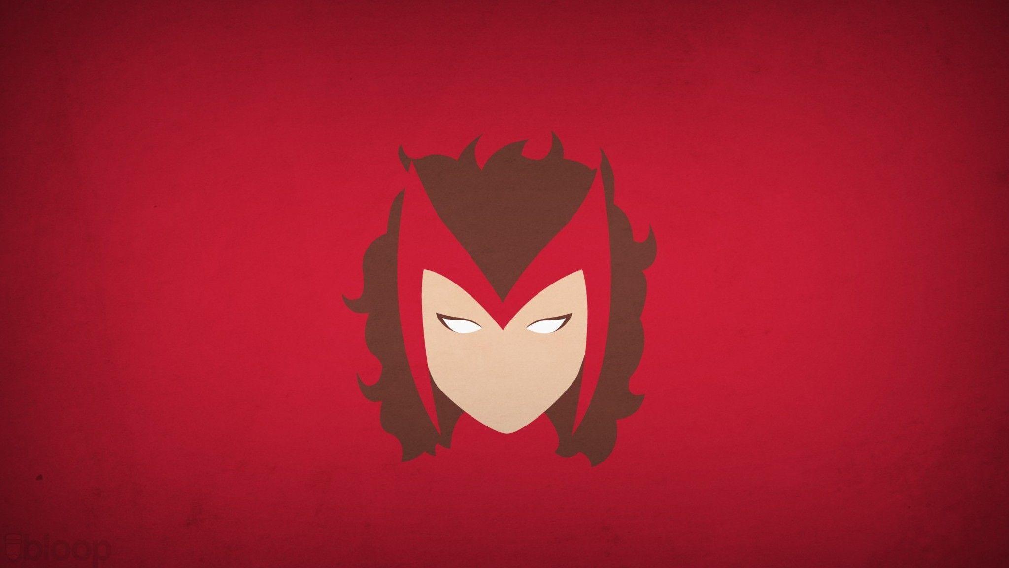 Download Scarlet Witch Minimalism HD Wallpaper In 2048x1152 Screen