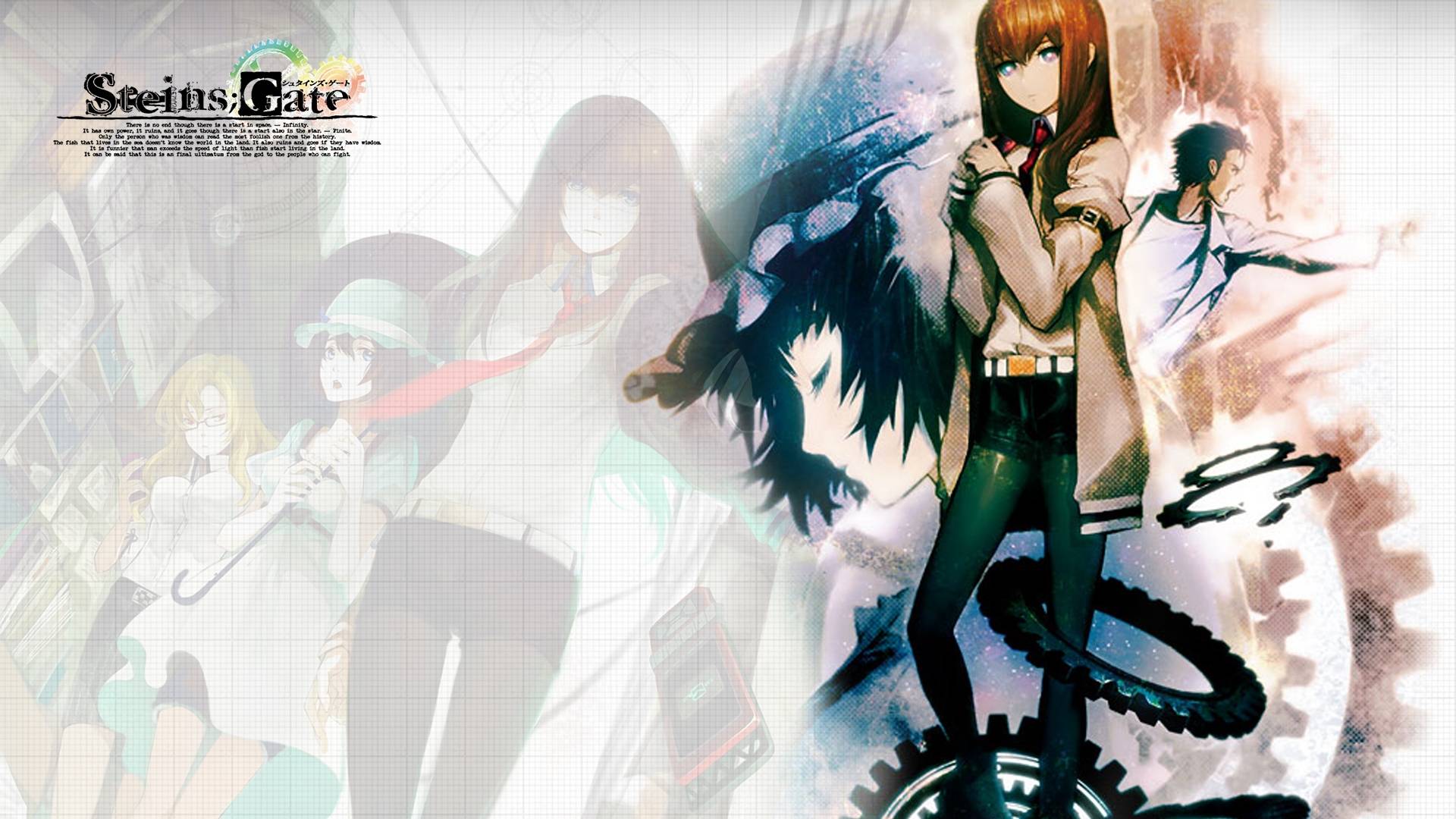 kurisu wallpaper;Gate Wallpaper