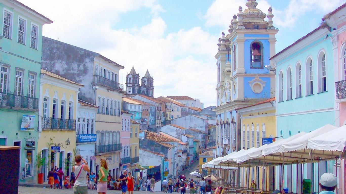 Wallpaper Salvador De Bahia World City 1366x768 #salvador