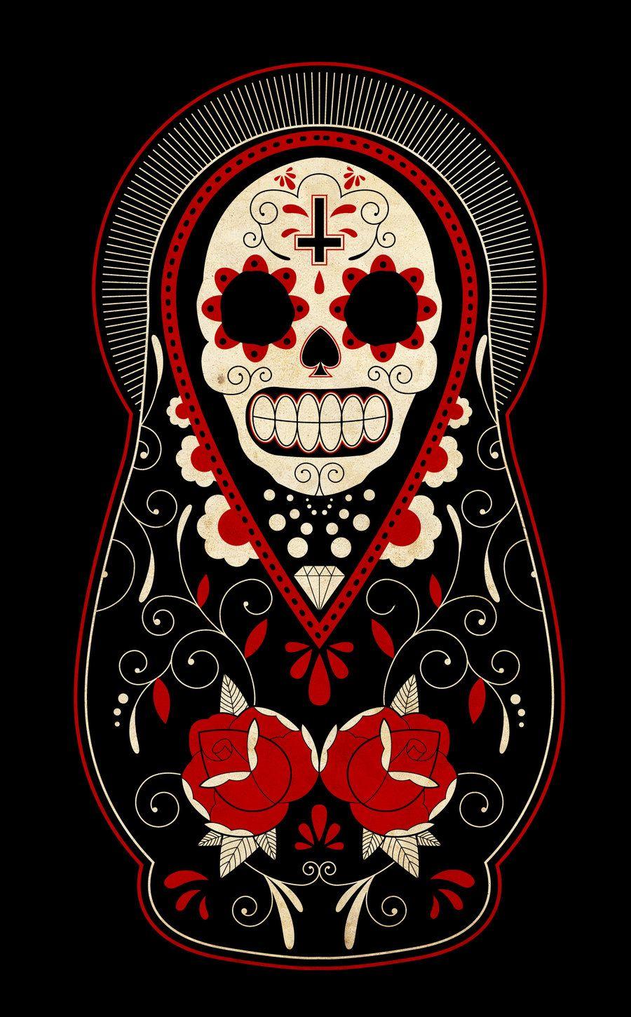 image about Day of the dead. Coins, Money