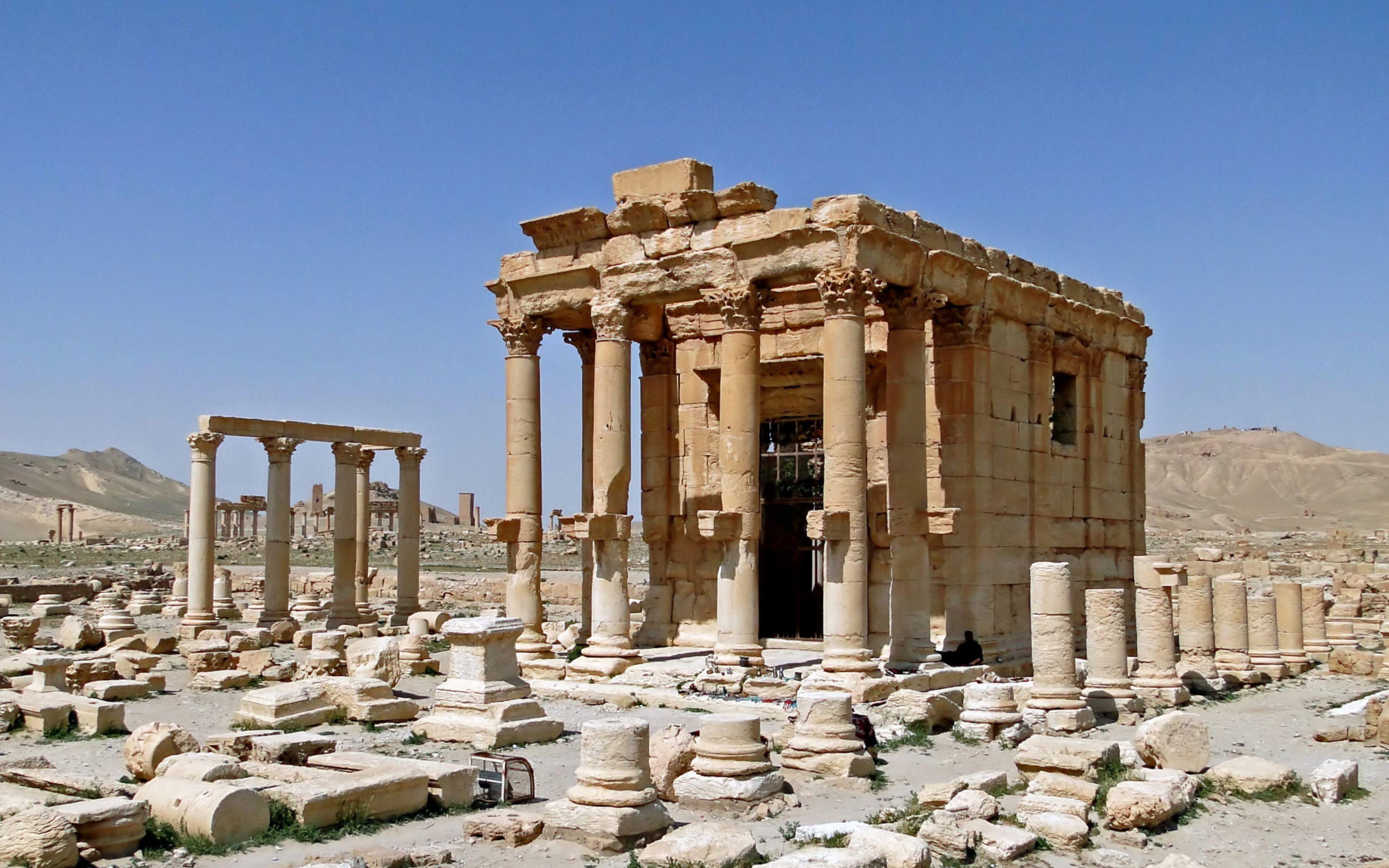 Palmyra Temple Syria Wallpaper Download Of Historical Places
