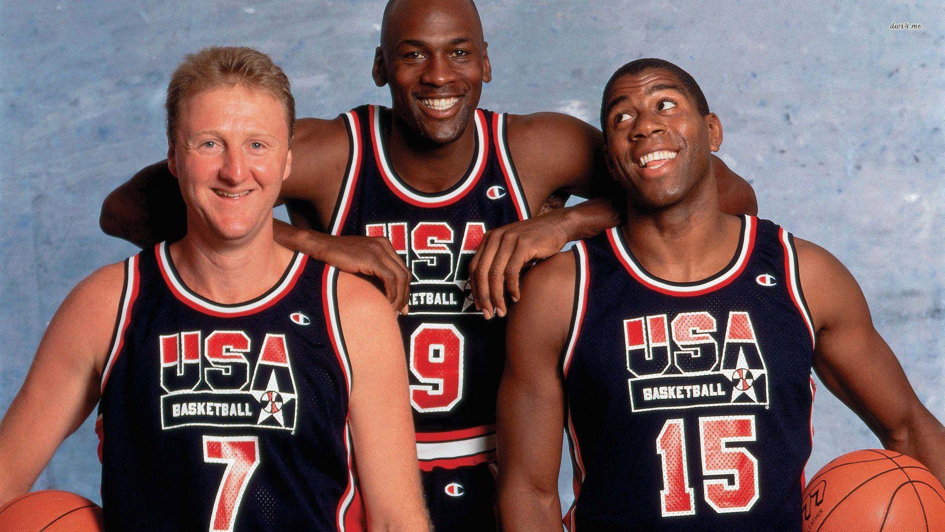 Michael Jordan Larry Bird Magic Johnson Wallpaper