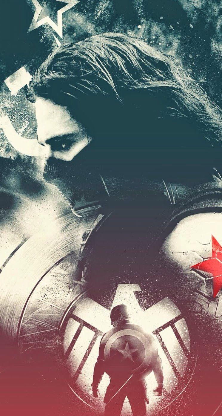 Download Bucky Barnes Soldier 744 x 1392 Parallax