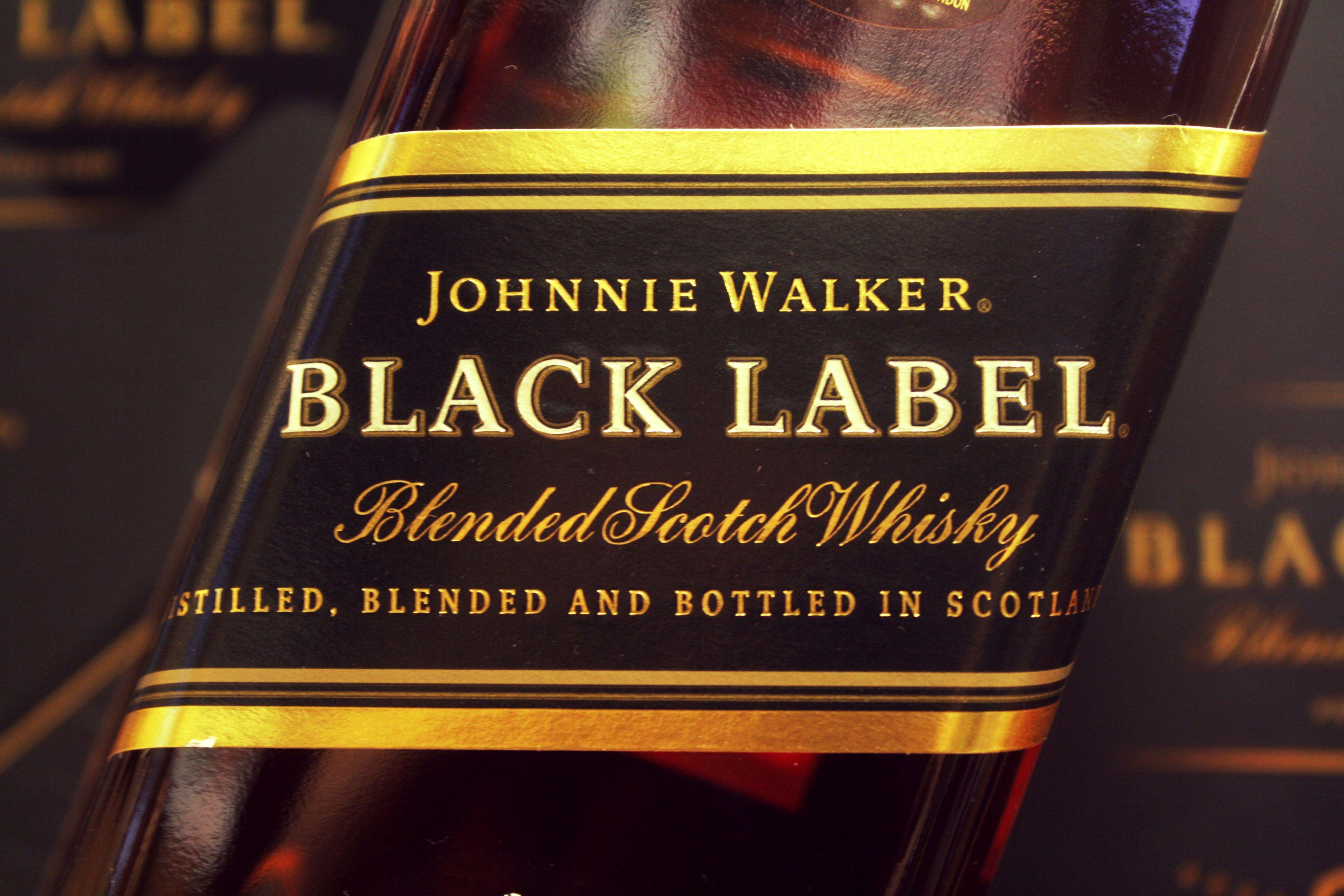 Whisky Johnny Walker Black Label Scotch Brand Wallpaper HD
